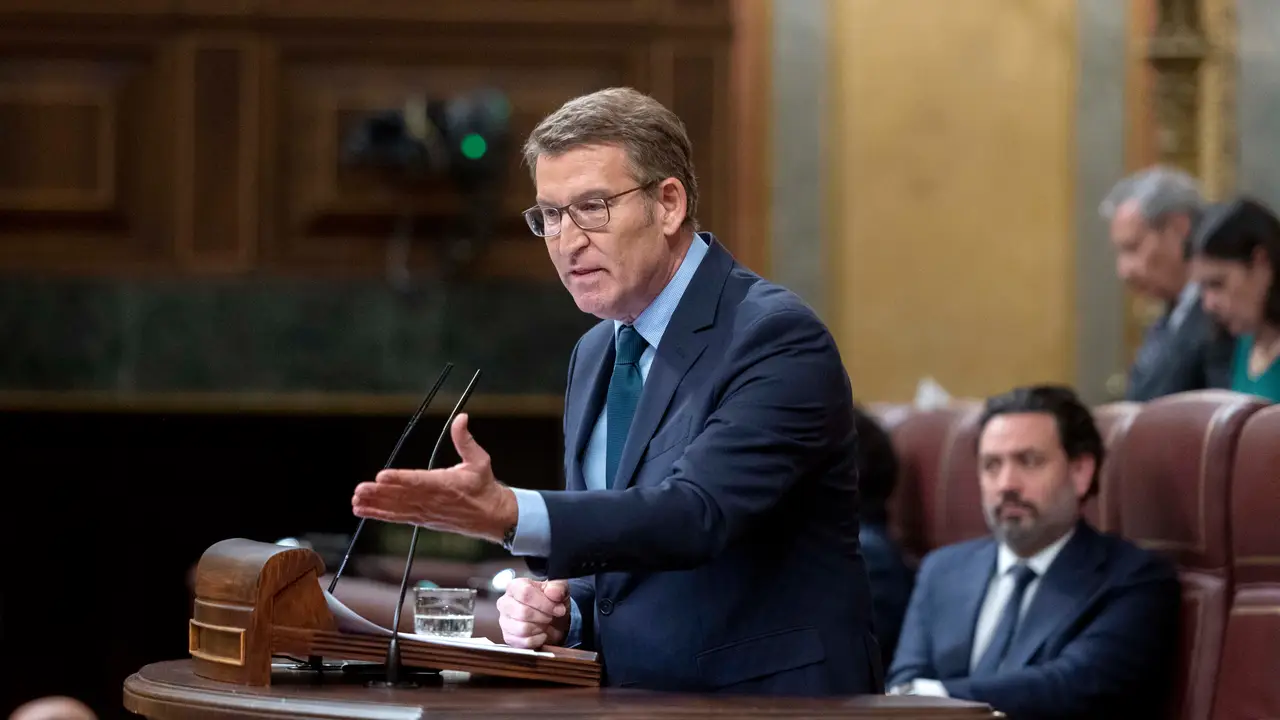 El presidente del Partido Popular, Alberto Núñez Feijóo El presidente del Partido Popular, Alberto Núñez Feijóo