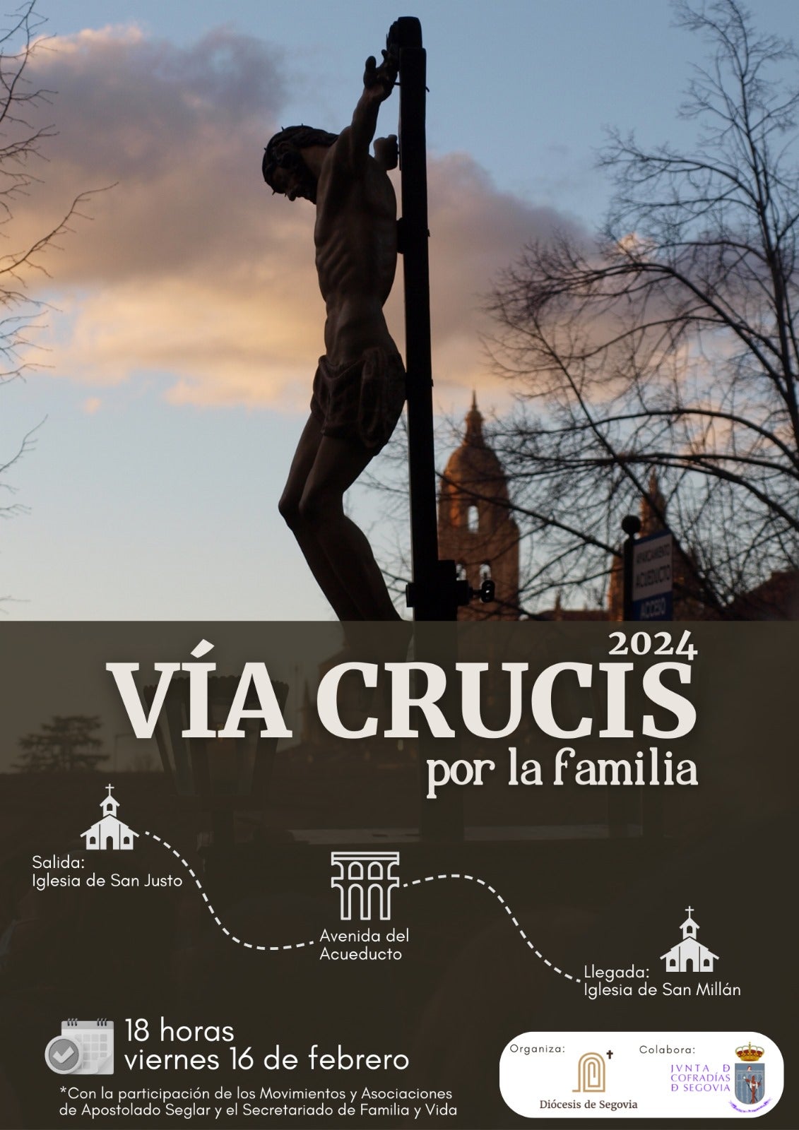 El Vía Crucis del primer viernes de Cuaresma partirá de la Iglesia de San Justo El Vía Crucis del primer viernes de Cuaresma partirá de la Iglesia de San Justo
