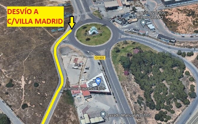 Torrevieja cortará el martes la Ronda Cesar Cánovas que se desviará por obras Torrevieja cortará el martes la Ronda Cesar Cánovas que se desviará por obras