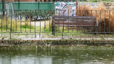 Estanque del Parque de Gilitos de Alcal&aacute; de Henares