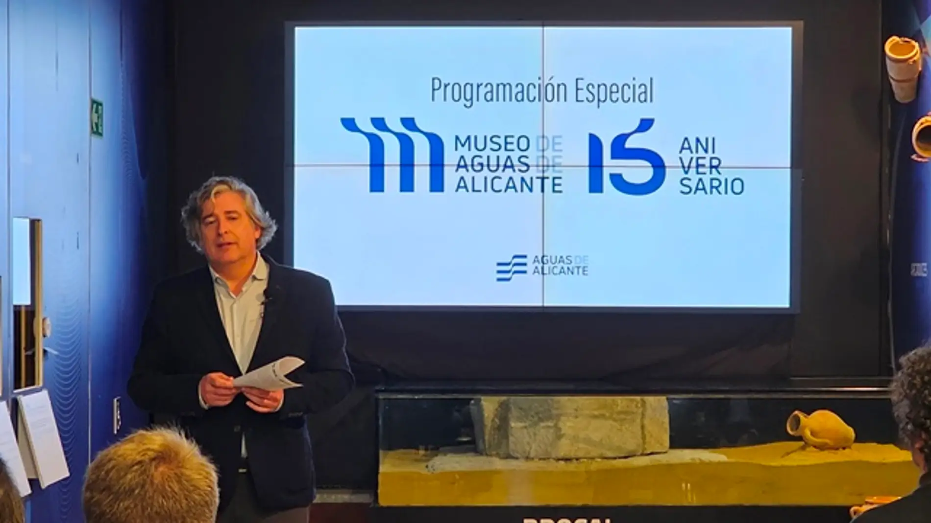 El director de Relaciones Externas de Aguas de Alicante, Martín Sanz