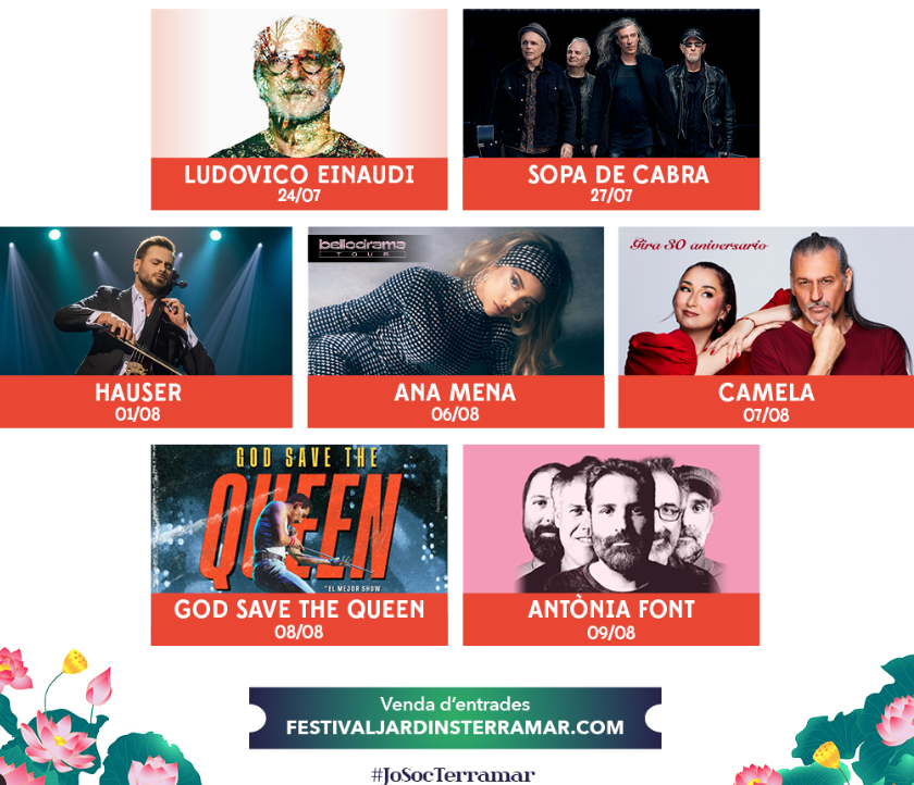 Primers artistes confirmats al Festival Terramar i entrades a la venda amb un sistema pioner de seguretat per evitar vendes fraudulentes Primers artistes confirmats al Festival Terramar i entrades a la venda amb un sistema pioner de seguretat per evitar vendes fraudulentes