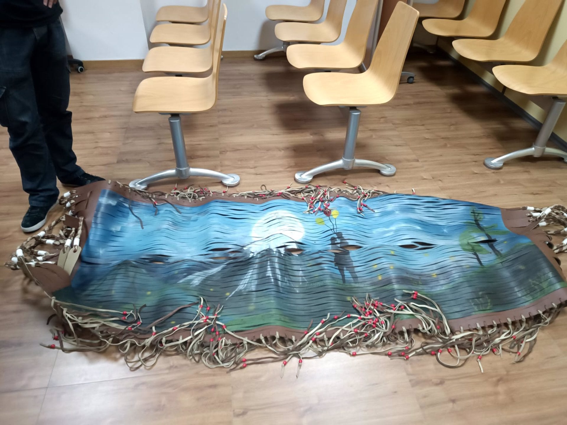 Intervienen dos kilos de cocaína que estaban impregnados en dos hamacas de cuero Intervienen dos kilos de cocaína que estaban impregnados en dos hamacas de cuero