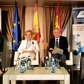 Fernández, Quintanilla, Cañizares y Peinado en la inauguración del seminario Fernández, Quintanilla, Cañizares y Peinado en la inauguración del seminario