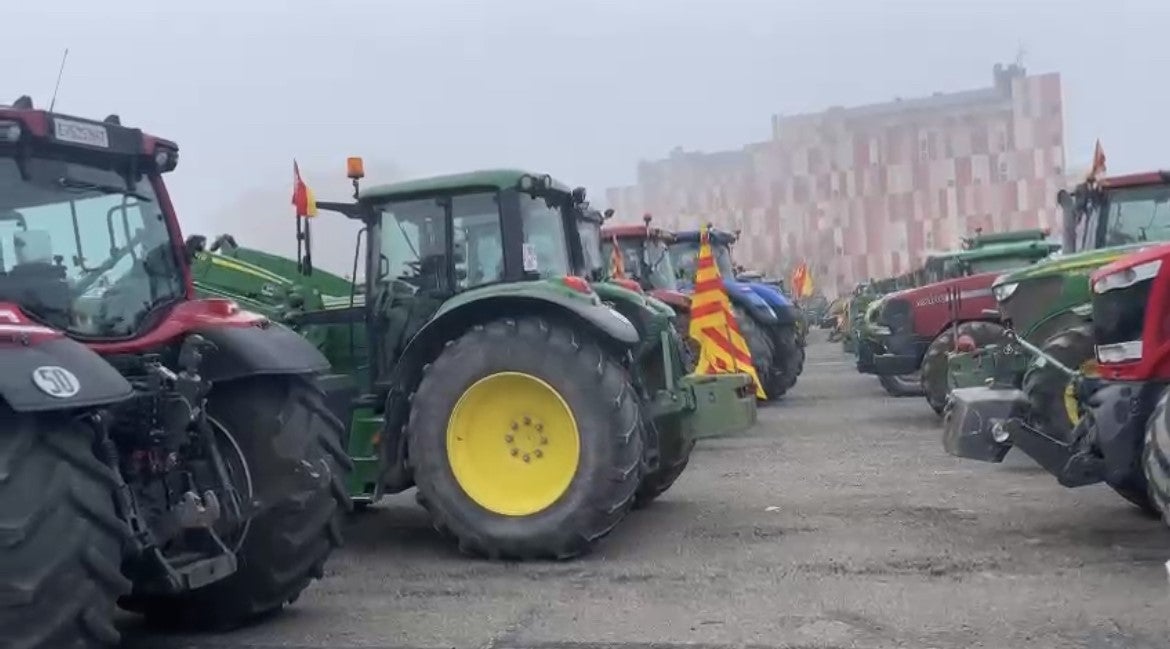 Detenido el autor del atropello a un policía durante una tractorada en Huesca Detenido el autor del atropello a un policía durante una tractorada en Huesca