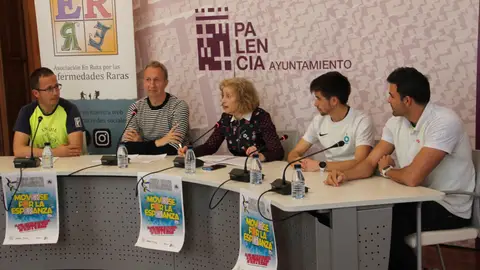 La Plaza Mayor de Palencia acogerá el 24 de febrero la II jornada deportiva a favor de la investigación de las enfermedades raras "movERse por la espERanza"" .