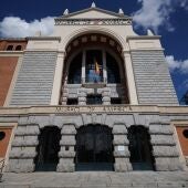Fachada del Museo de América, situado en la Av. de los Reyes Católicos, Madrid 