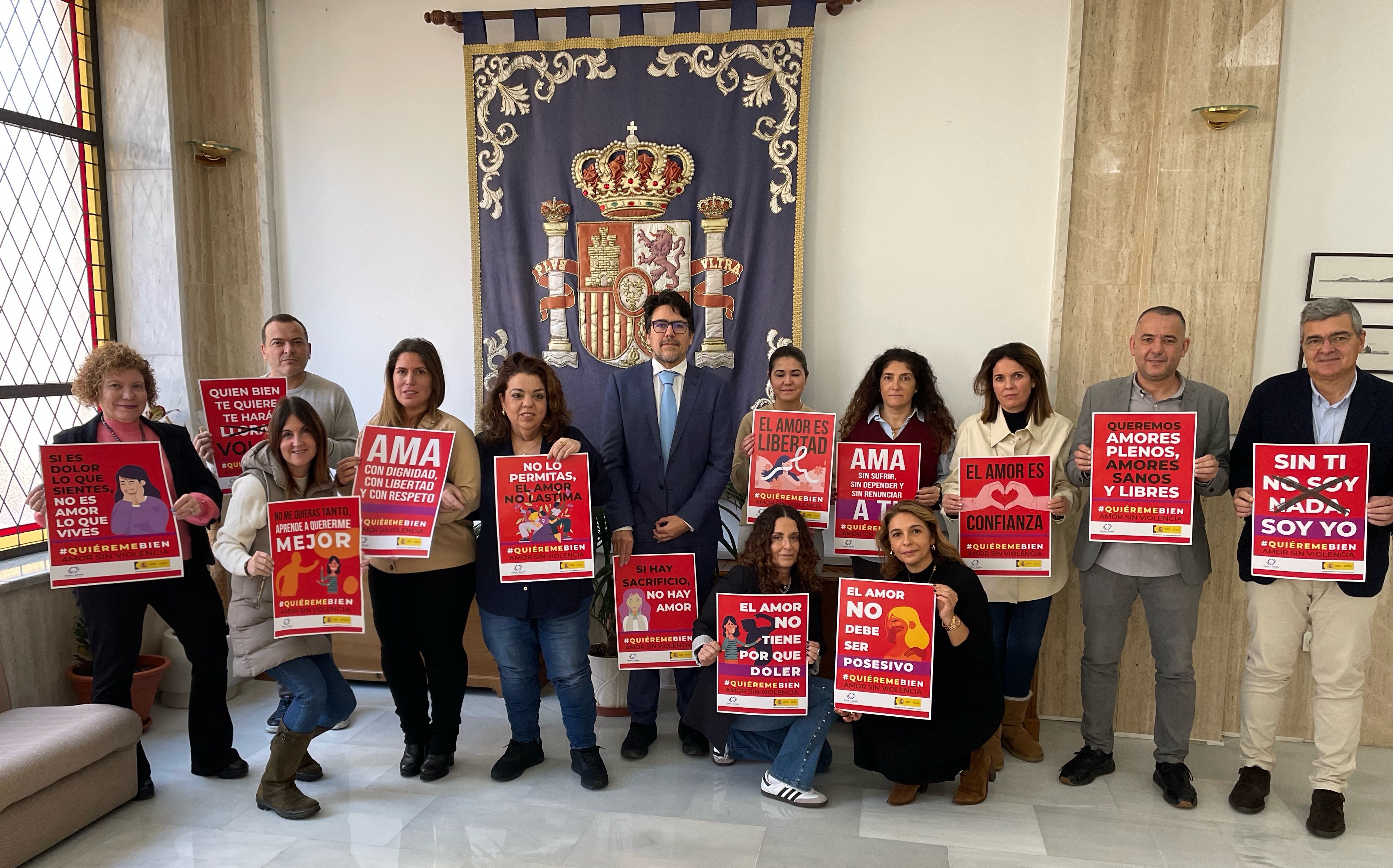 La Delegación del Gobierno en Ceuta lanza la campaña "Quiéreme bien, amor sin violencia" por San Valentín La Delegación del Gobierno en Ceuta lanza la campaña "Quiéreme bien, amor sin violencia" por San Valentín