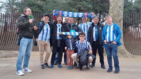 La afici&oacute;n de la Real 