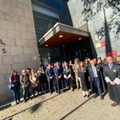 oncentración en Cáceres de jueces, fiscales, abogados y procuradores por la independencia del poder judicial Fecha: 20/11/2023.