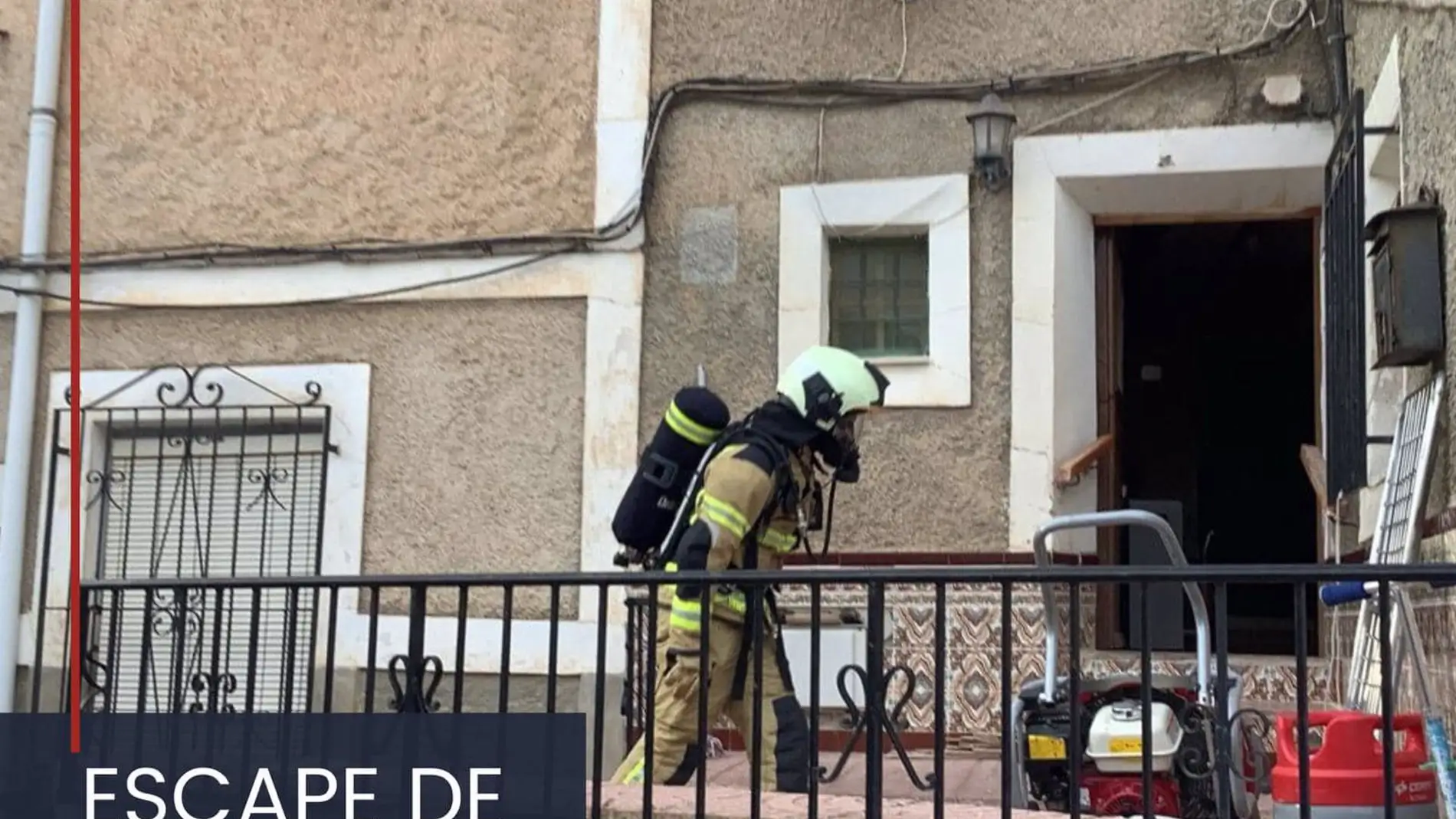 Cinco personas afectadas por un escape de gas en el calentador de una vivienda de Almaciles