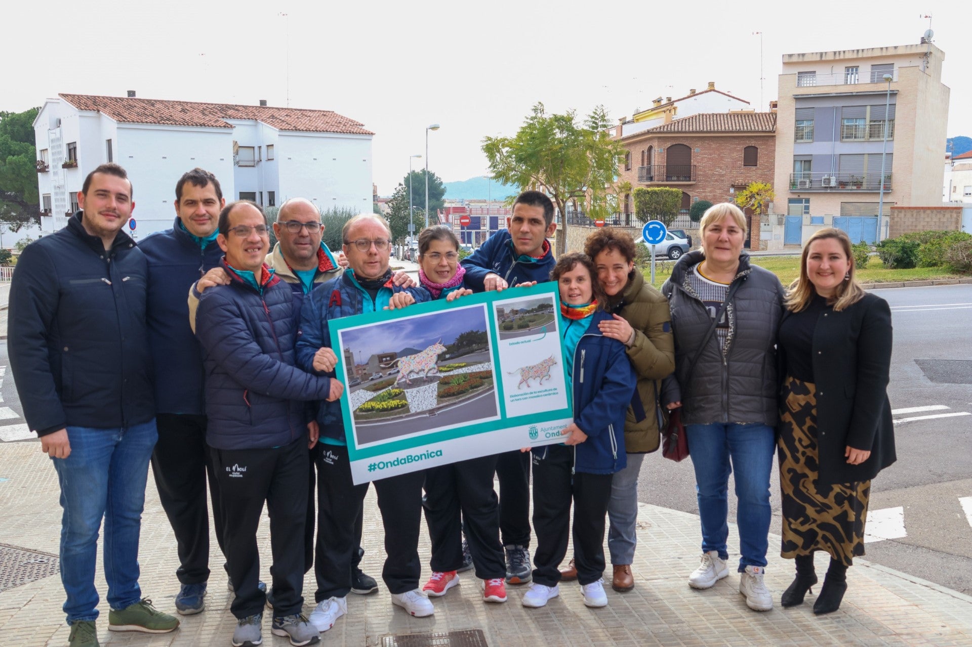 El Centro Ocupacional El Molí de Onda realizará una escultura de un toro bravo en mosaico cerámico El Centro Ocupacional El Molí de Onda realizará una escultura de un toro bravo en mosaico cerámico