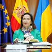 La ministra de Defensa, Margarita Robles, participa en una reunión del Grupo de Contacto para la Defensa de Ucrania. La ministra de Defensa, Margarita Robles, participa en una reunión del Grupo de Contacto para la Defensa de Ucrania.