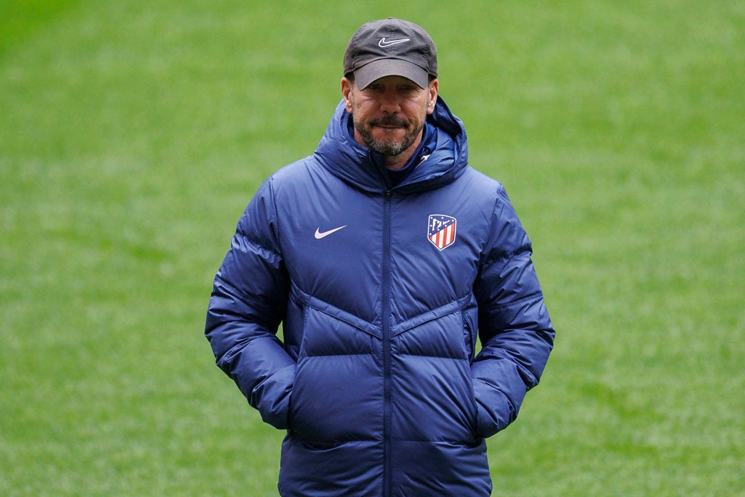Simeone: "Intentamos descansar más que entrenar" Simeone: "Intentamos descansar más que entrenar"