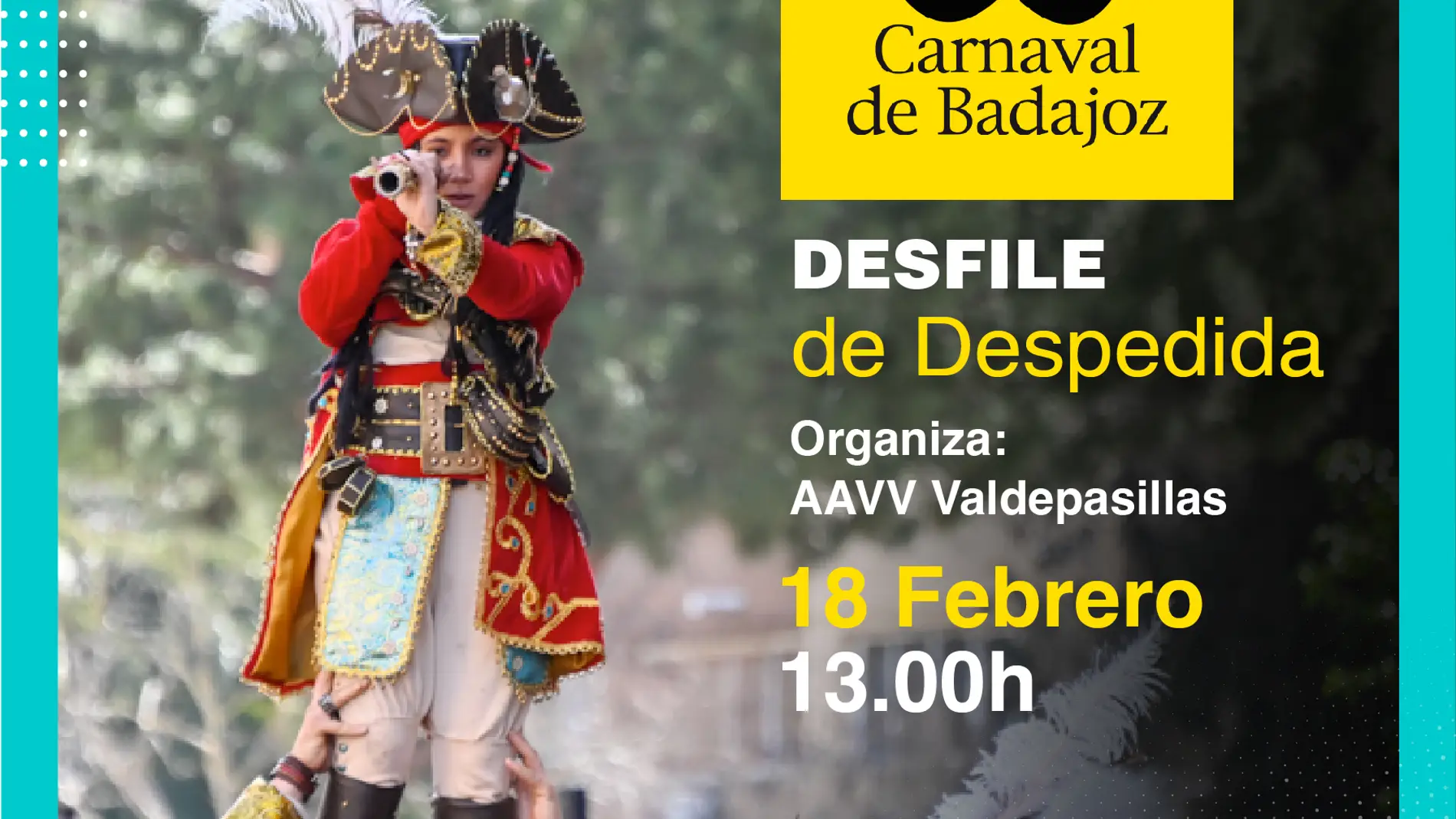 Varias calles de Badajoz presentarán este fin de semana cortes de tráfico con motivo del Carnaval