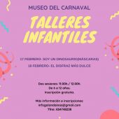Talleres infantiles en el Museo del Carnaval para el último fin de semana de celebración