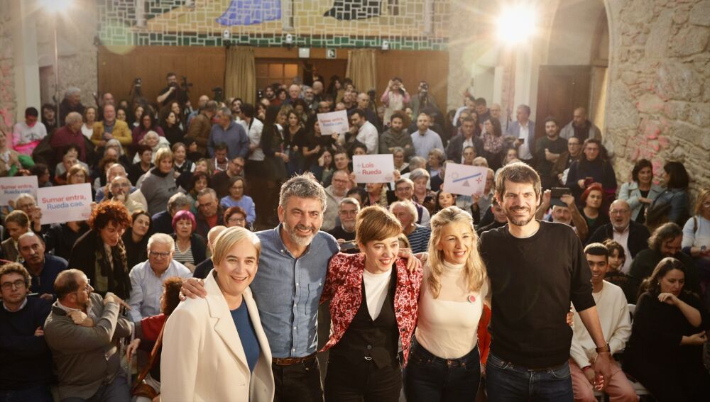Cierre de campaña de Sumar para las elecciones del 18F