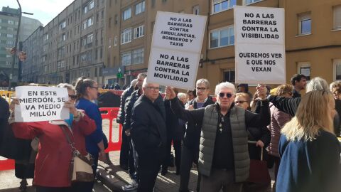 Protestas de los vecinos de las Casas de Franco