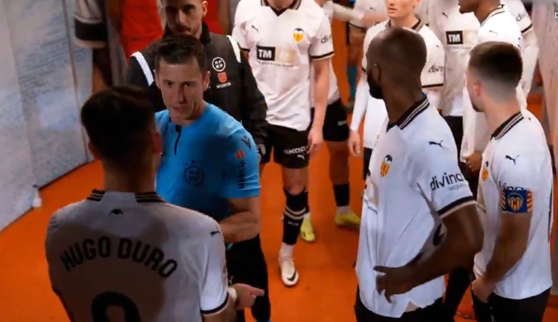 Soto Grado sobre el posible penalti a Foulquier: "Se la juega pero no" Soto Grado sobre el posible penalti a Foulquier: "Se la juega pero no"