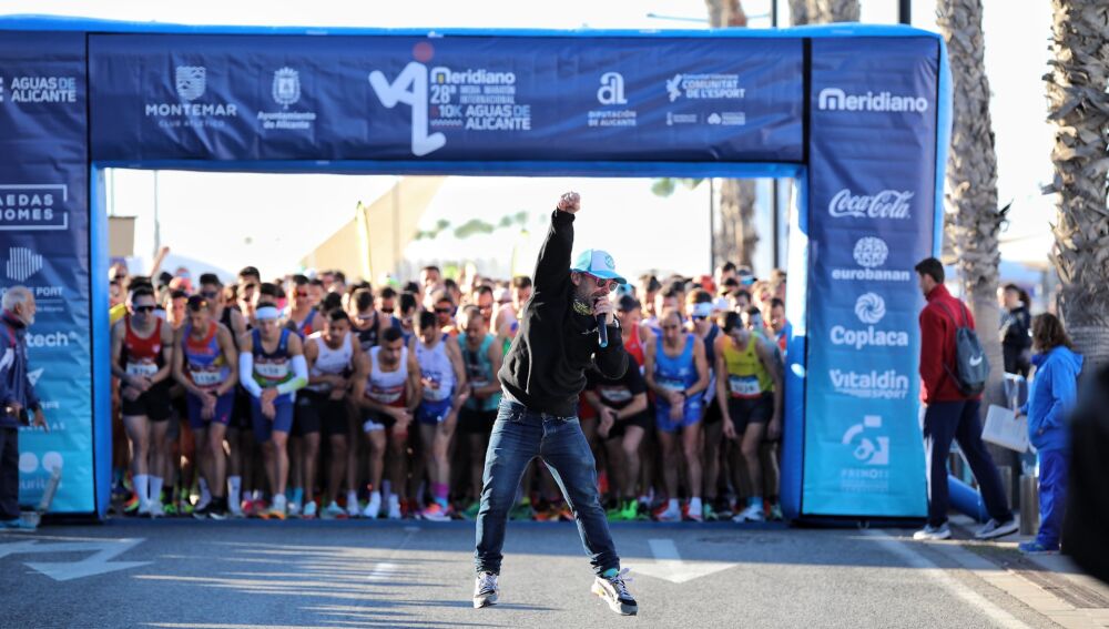 El inicio de la prueba 