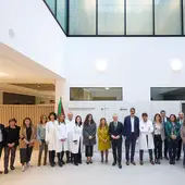 Autoridades en la inauguración del centro de salud Alde Zaharra Autoridades en la inauguración del centro de salud Alde Zaharra