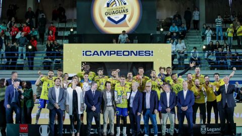 Celebraci&oacute;n de la Copa del Rey 2024 del Guaguas Las Palmas