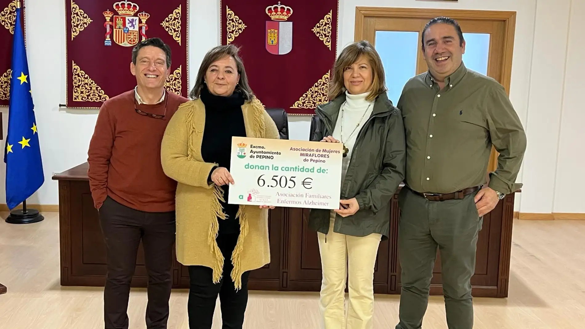 Pepino recauda 6.500 euros para luchar contra el Alzheimer durante San Blas