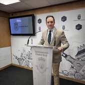 Guillermo Arroyo durante la rueda de prensa Guillermo Arroyo durante la rueda de prensa
