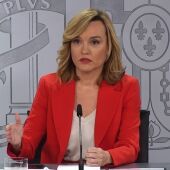 Pilar Alegría, ministra y portavoz del Gobierno de España, se refiere al fallo del Tribunal Supremo sobre la transferencia de tráfico a Navarra