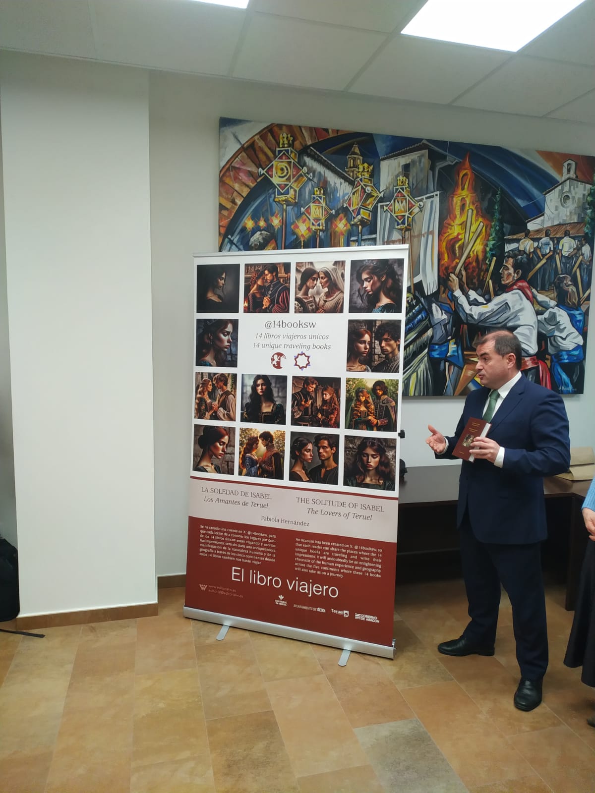 El libro viajero se presenta en Híjar El libro viajero se presenta en Híjar