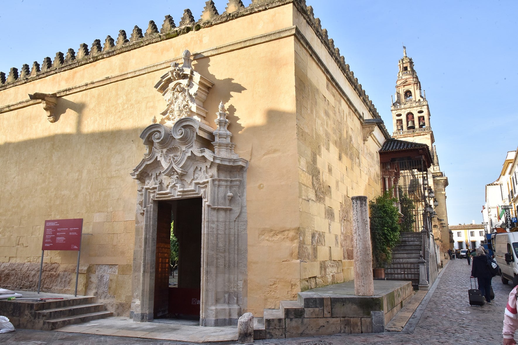 La puerta de Grada Redonda lucirá su nueva restauración para la Semana Santa La puerta de Grada Redonda lucirá su nueva restauración para la Semana Santa