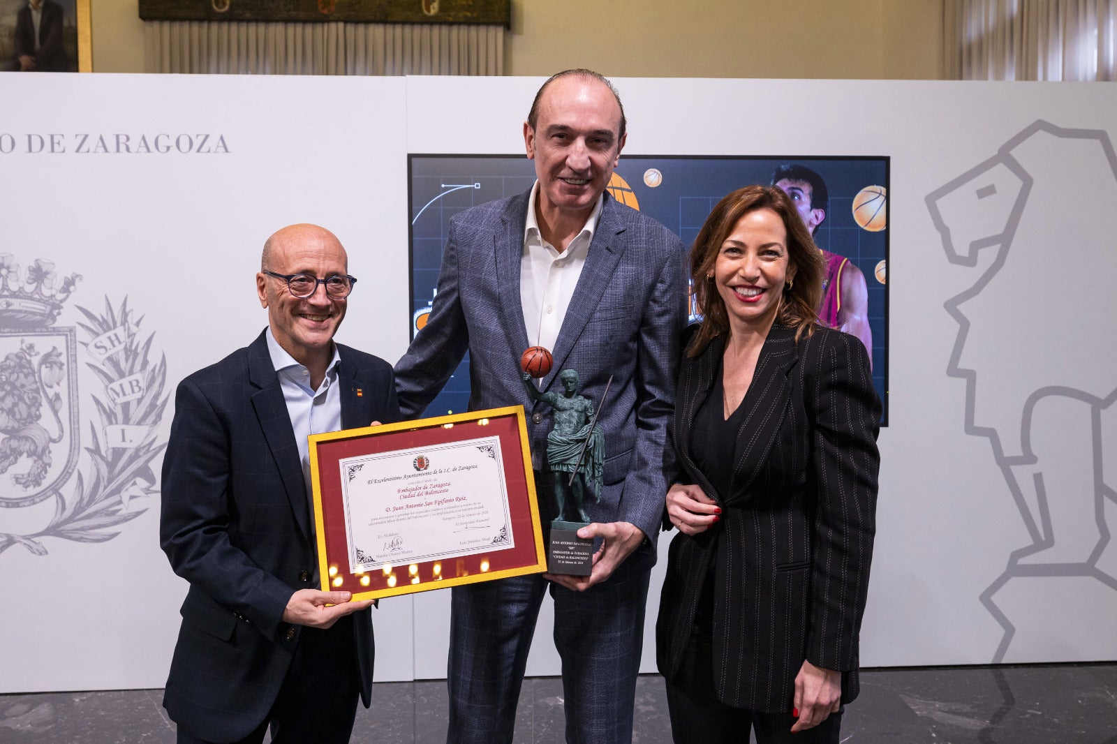 Epi y Zaga Zeravica, embajadores de Zaragoza como Ciudad de Baloncesto Epi y Zaga Zeravica, embajadores de Zaragoza como Ciudad de Baloncesto