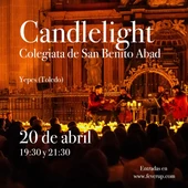Cartel promocional de Candlelight en Yepes, próximo 20 de abril Cartel promocional de Candlelight en Yepes, próximo 20 de abril