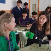 Mercedes Vaquera y Gloria Roldán, directora del Colegio Sagrada Familia Mercedes Vaquera y Gloria Roldán, directora del Colegio Sagrada Familia