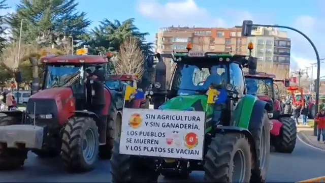 Tractorada en León Tractorada en León