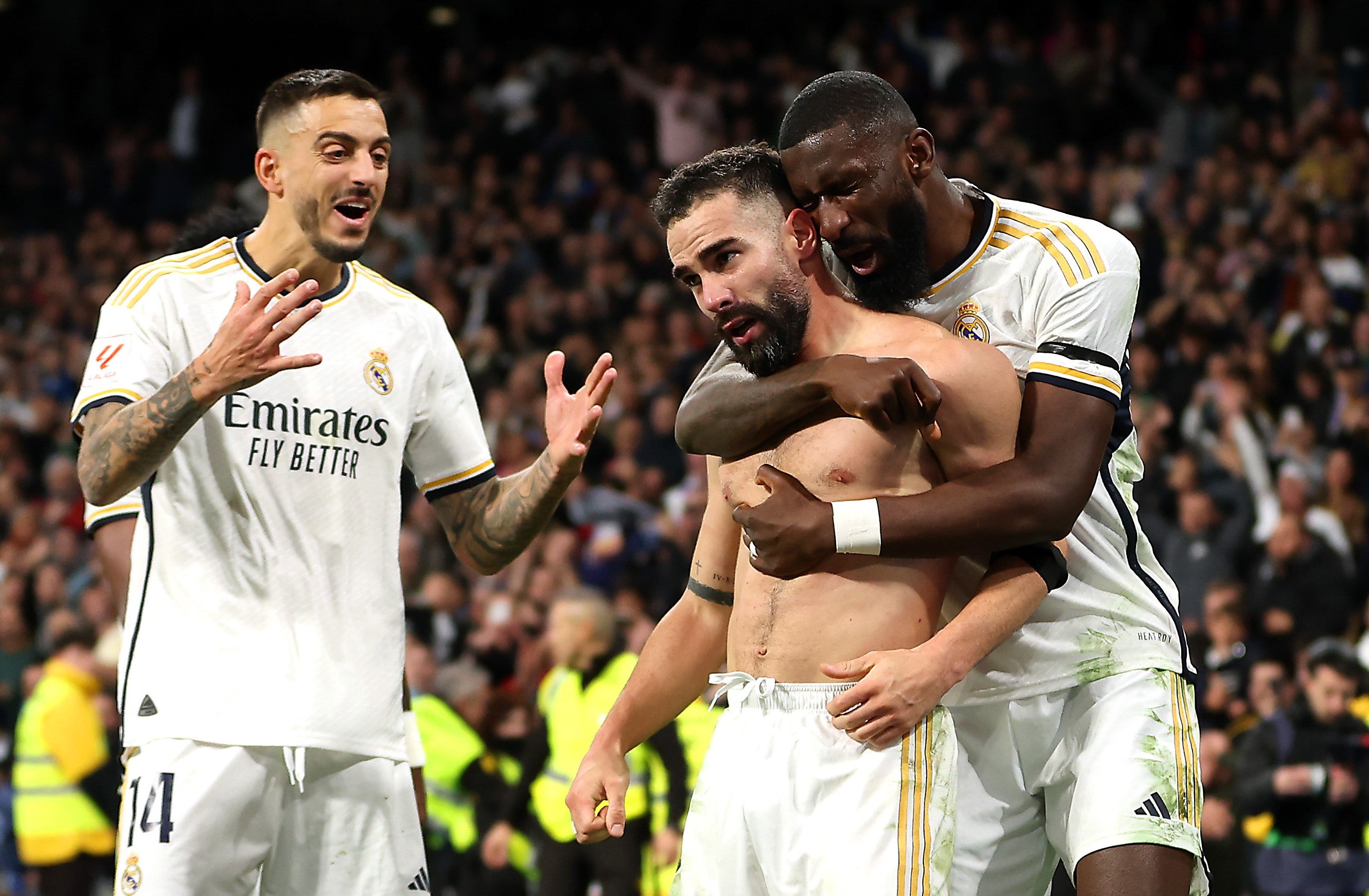 Joselu, tres semanas de baja; Rüdiger, recuperado Joselu, tres semanas de baja; Rüdiger, recuperado