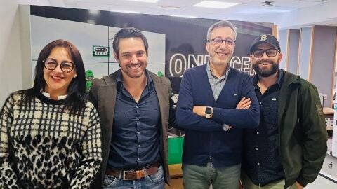 Eva Camacho, Dr. Leandro Reina, Julián Vigara y Jesús Rodríguez