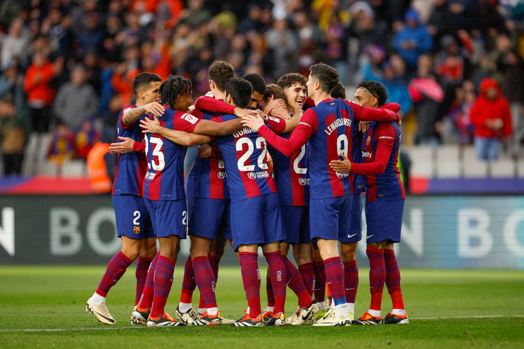 El Barcelona golea al Getafe y arrebata la segunda posición al Girona El Barcelona golea al Getafe y arrebata la segunda posición al Girona