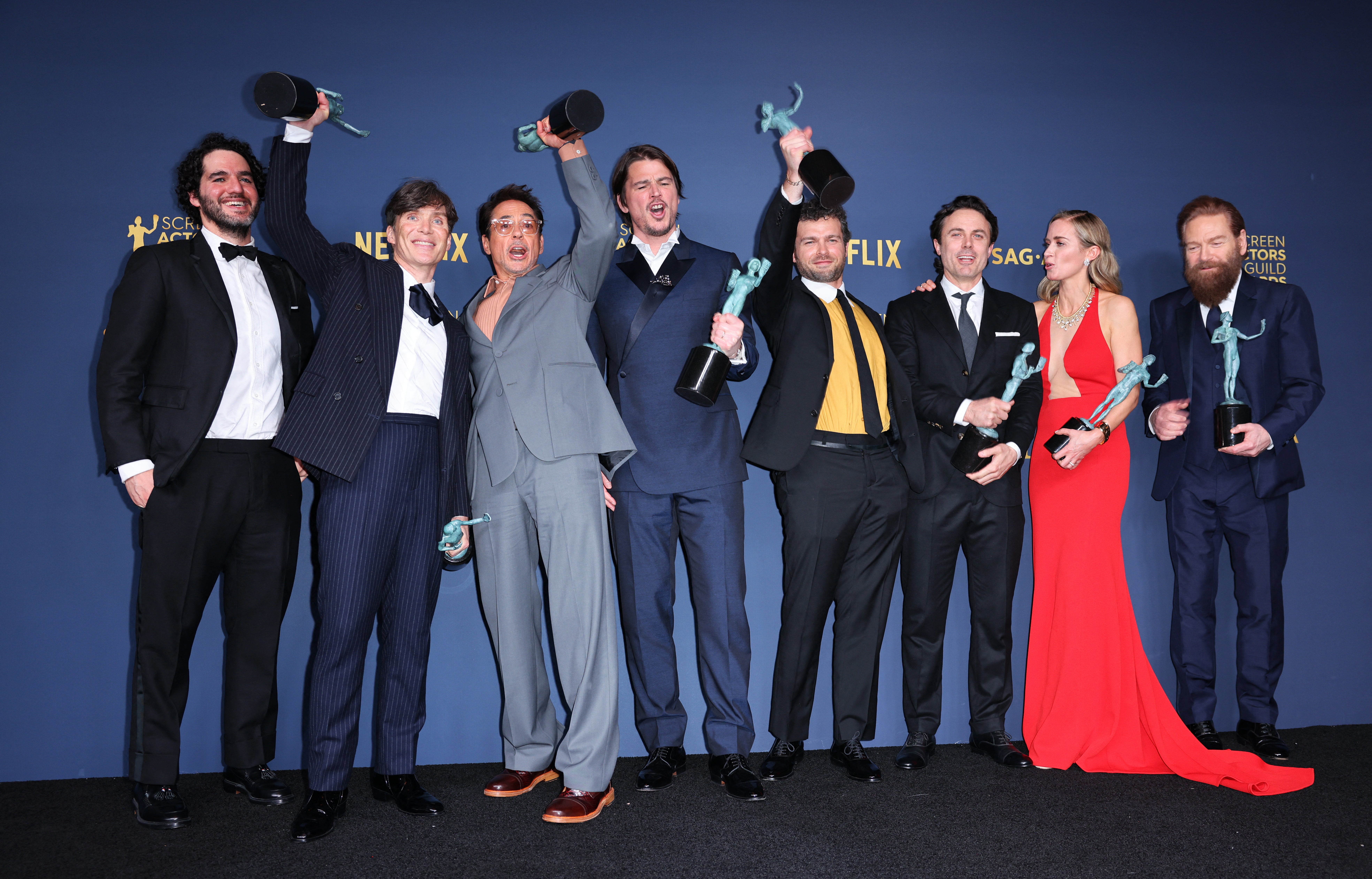 'Oppenheimer' lidera los premios del Sindicato de Actores en su regreso tras la huelga 'Oppenheimer' lidera los premios del Sindicato de Actores en su regreso tras la huelga