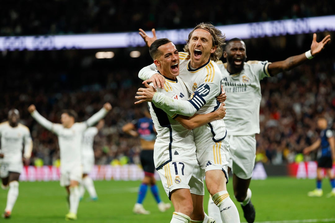 Luka Modric salva al Madrid del empate a cero contra el Sevilla Luka Modric salva al Madrid del empate a cero contra el Sevilla