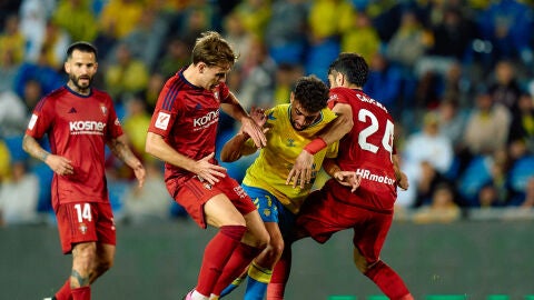 Las Palmas y Osasuna empatan a golazos