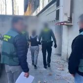 La mujer detenida entrando en los juzgados de Ciudad Real