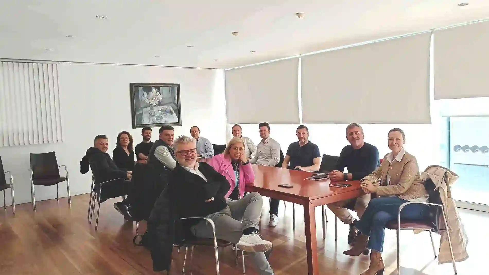 Reunión entre el ayuntamiento de Alicante y los representantes de los comercios