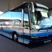 Autobús de ALSA en la estación de Laredo Autobús de ALSA en la estación de Laredo