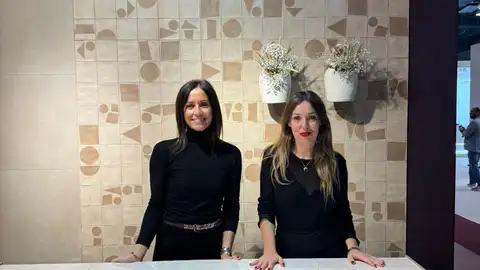 Ana Berganza desde Cevisama. Ana Berganza desde Cevisama.