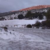 La nieve llega a las pedanías altas de la comarca del Noroeste de la Región