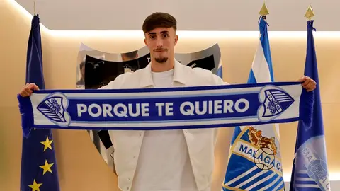 David Larrubia, jugador del Málaga CF David Larrubia, jugador del Málaga CF