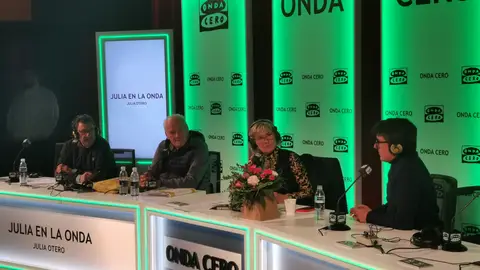 Juan Antonio Cabrero y José Antonio Rapún, en Julia en la onda Juan Antonio Cabrero y José Antonio Rapún, en Julia en la onda