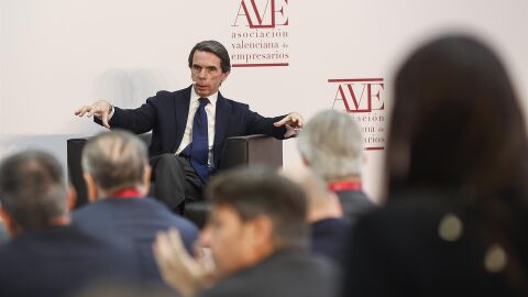 El expresidente del Gobierno, José María Aznar, interviene en la Asamblea General 2024 de AVE