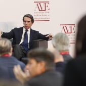 El expresidente del Gobierno, José María Aznar, interviene en la Asamblea General 2024 de AVE